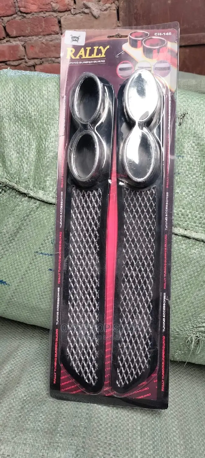 Black. Or White Rally Tuning Bumper Guard