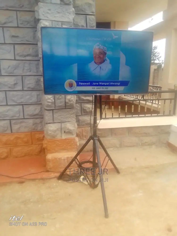 Tv's for Funeral Services Use. On Hire