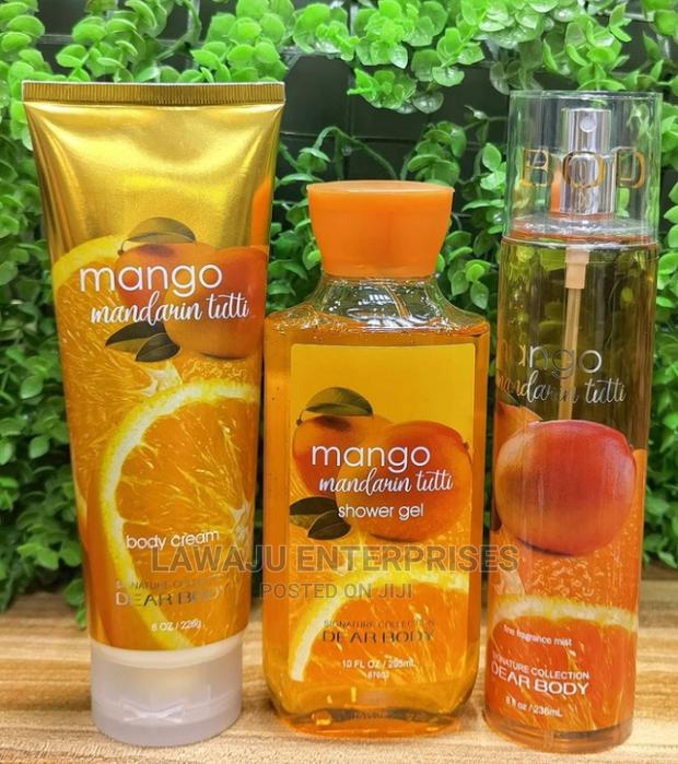 Mango Mandarin Tutti 3in1 Body Mist,Cream+Shower Gel Set