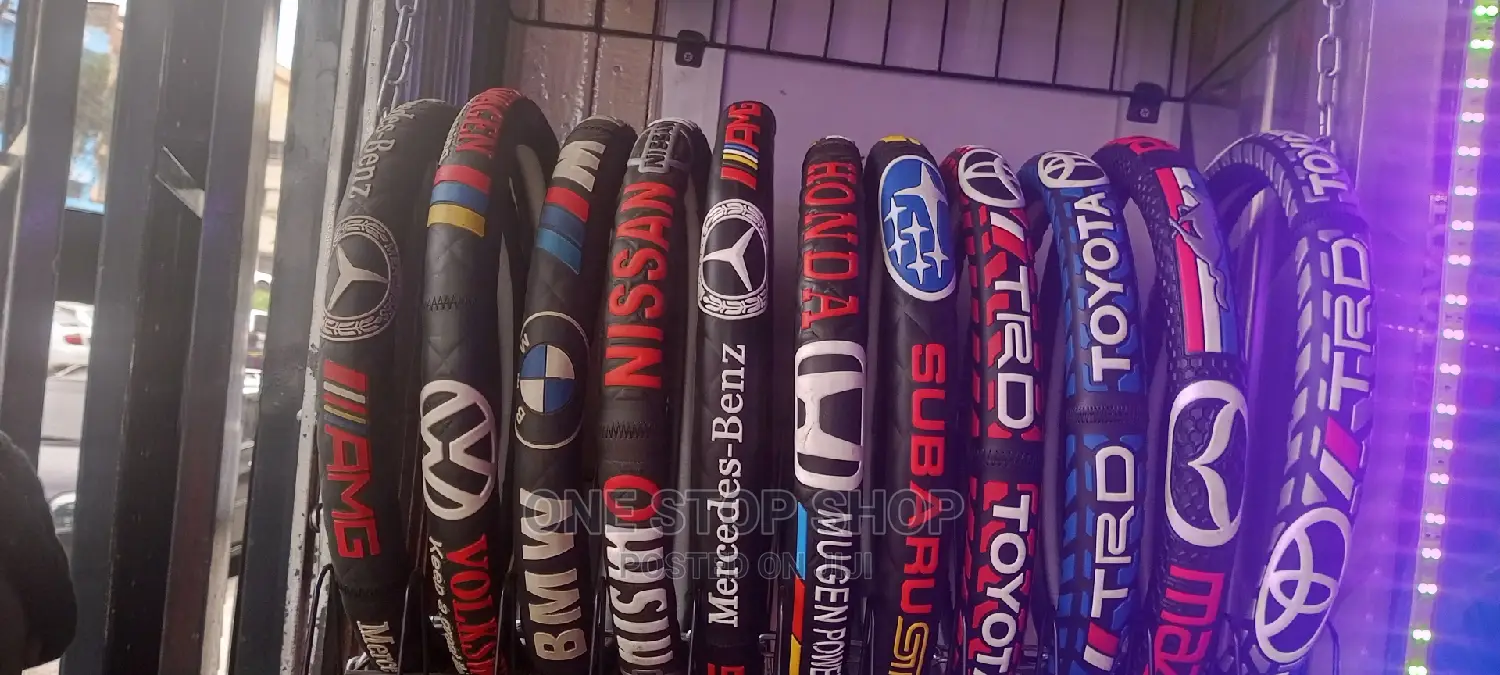 Branded Rubber Steering Wheel Covers