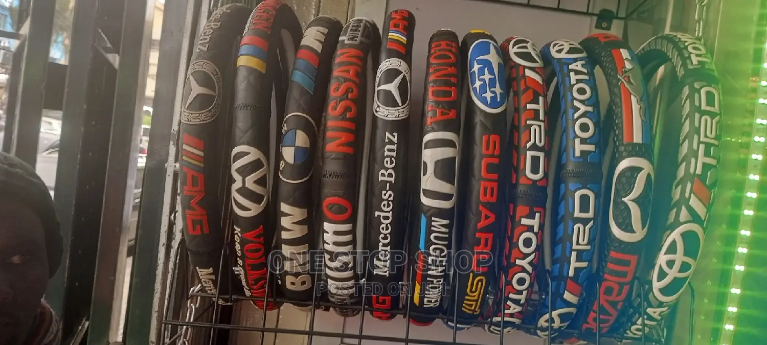 Branded Rubber Steering Wheel Covers