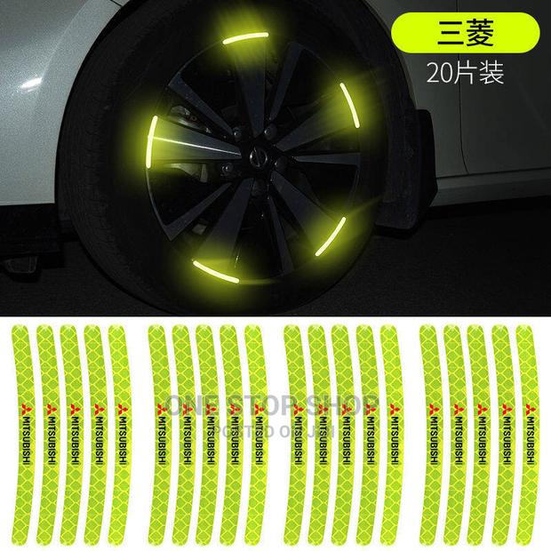 Tire Modification Wheel Reflective Stickers