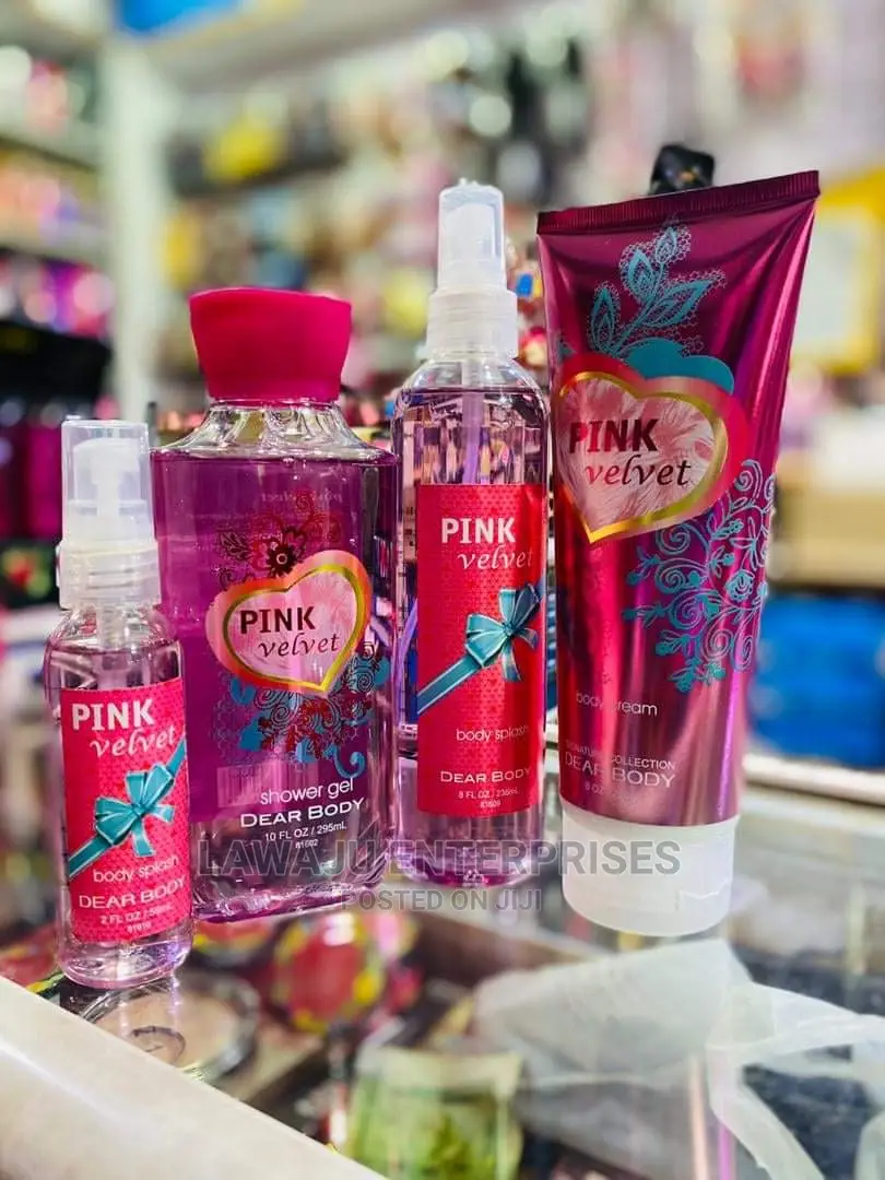 Pink Velvet Body Lotion + Spray Set
