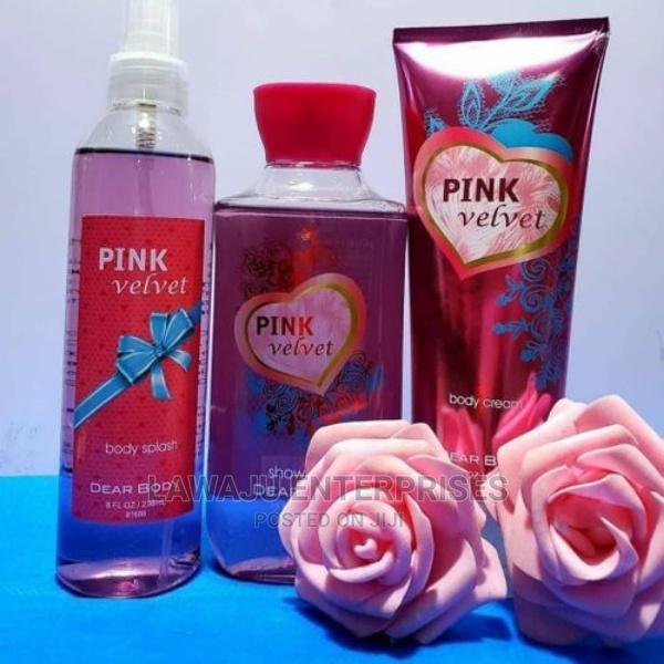 Pink Velvet 3in1 Dear Body Cream, Spray + Shower Gel Set