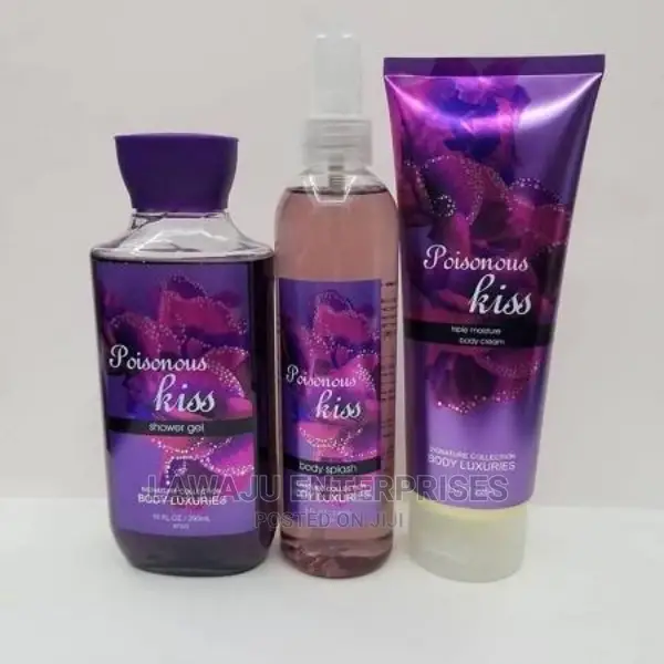 Poisonous Kiss 3in1 Dear Body Cream, Spray + Shower Gel Set