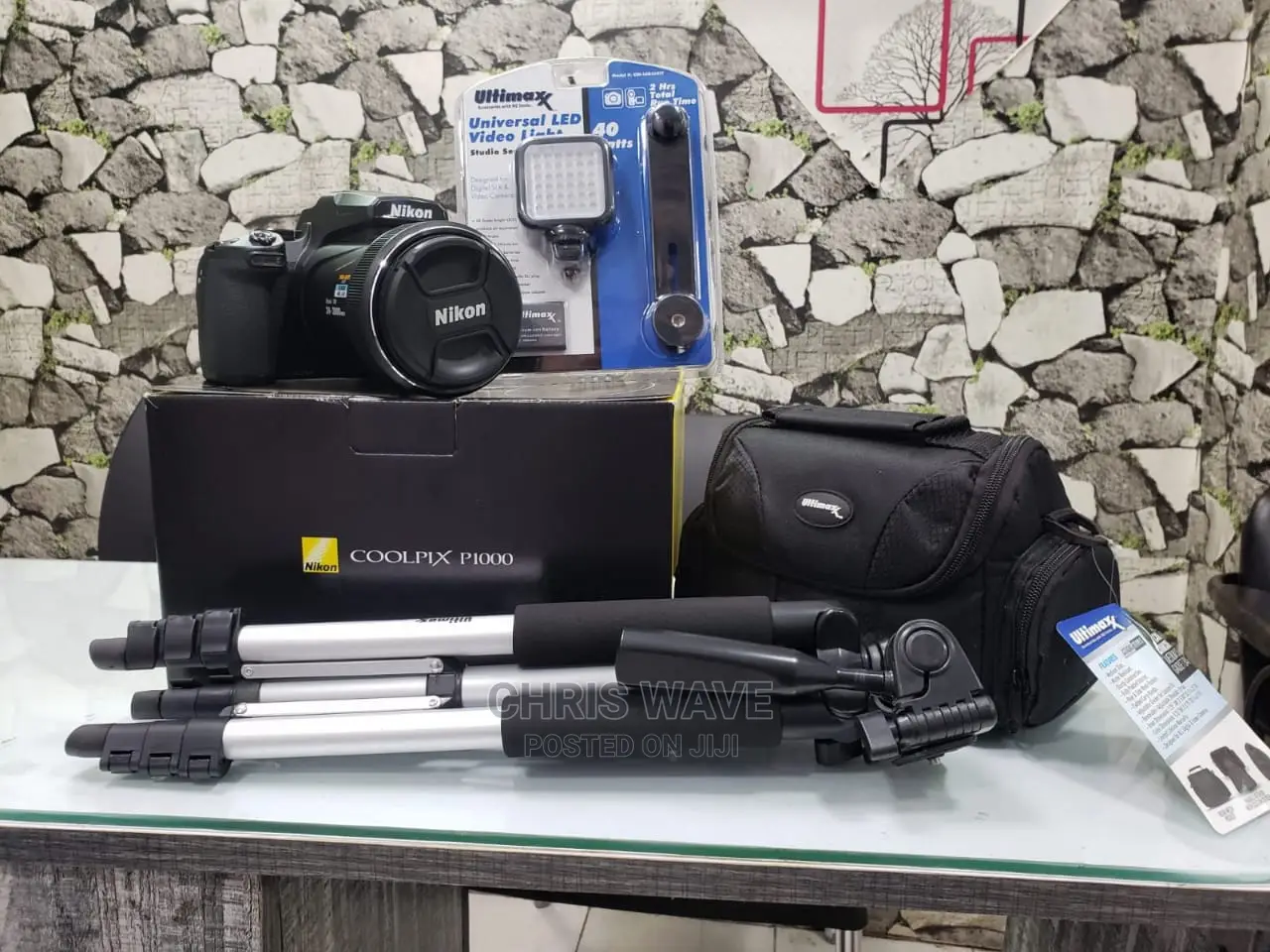 Nikon P1000 Pro 4k Camera With Tripod