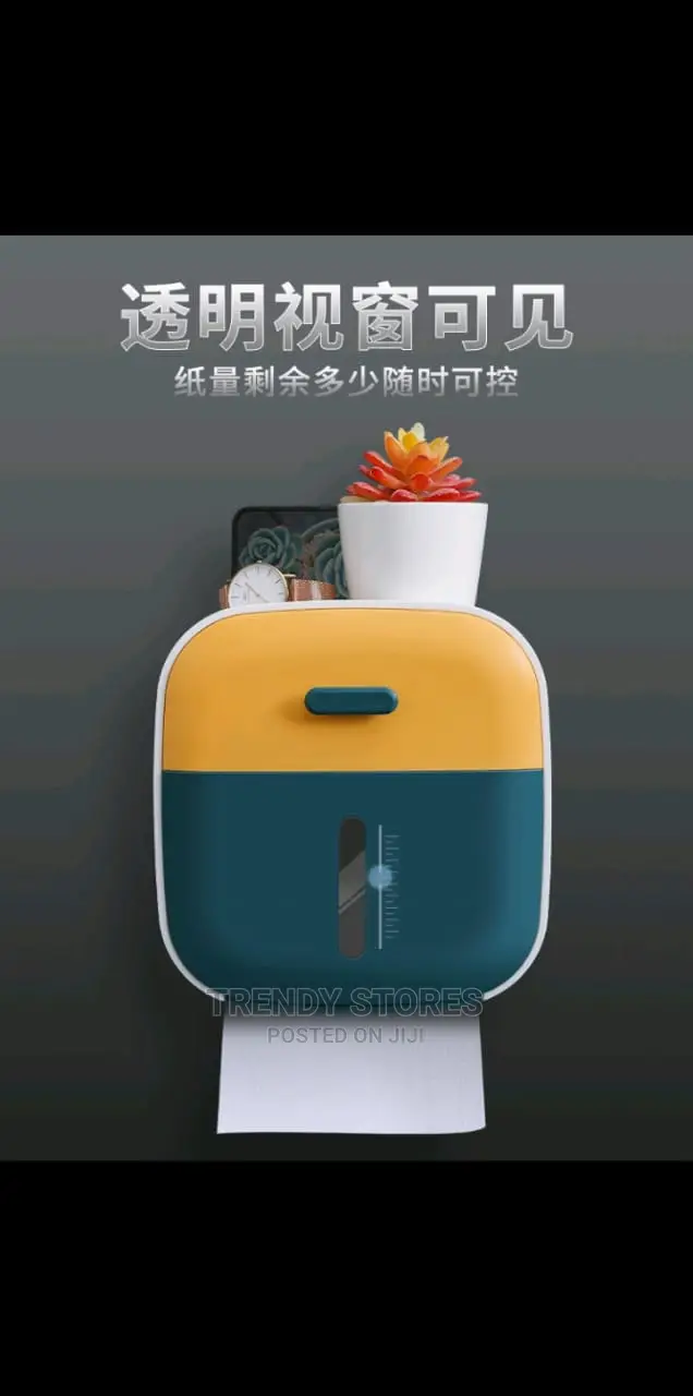 Toilet Drawer Tissue Box With Self Adhensive Tape
