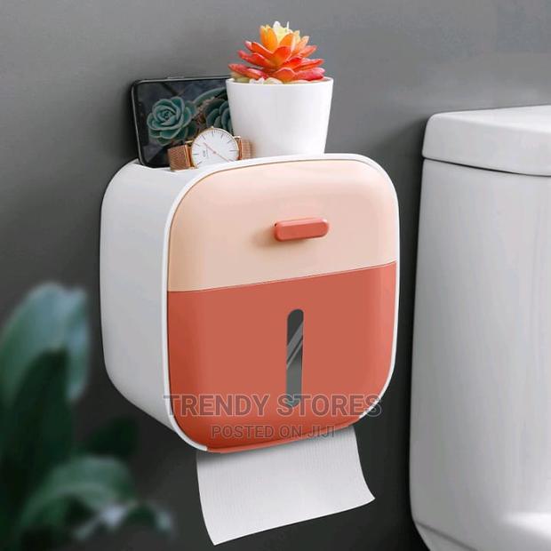 Tissueholder With Self-Adhesive