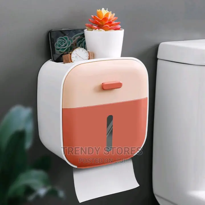 Tissueholder With Self-Adhesive