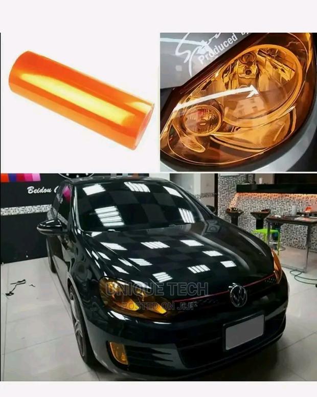 Car Headlight Taillight Tint Vinyl Wrap Protector Film - thumbnail 2