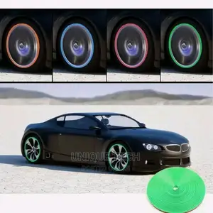 8M Car Wheel Hub Rim Edge Protector Ring Tire Guard Rubber