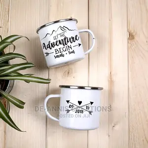 2 Pack Enamel Mugs