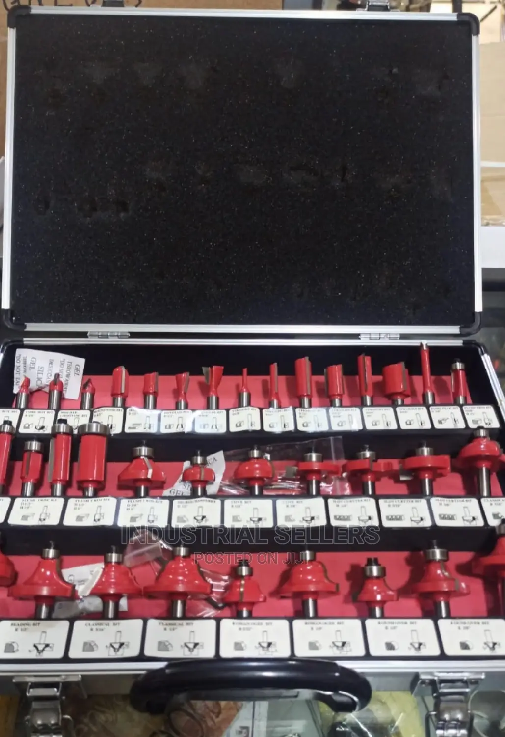 35pcs Router Bits (Red)