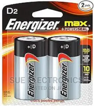 Alkaline Battery D 1.5 v Max 2-Blister