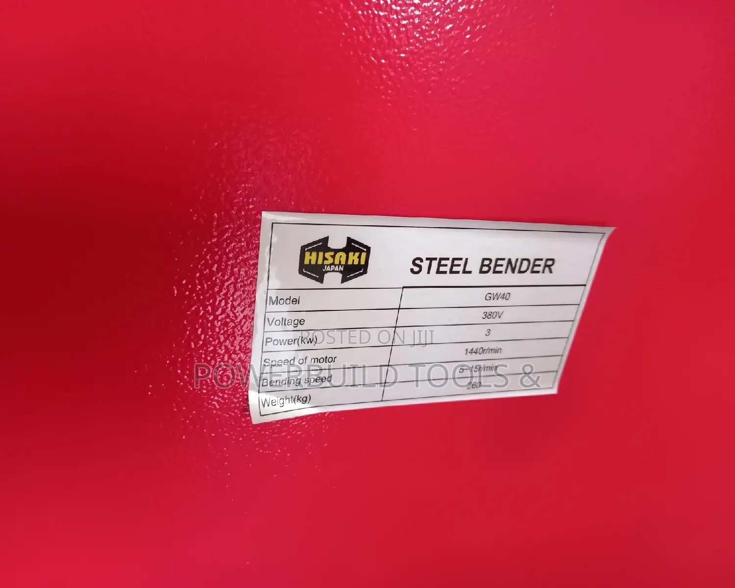 Hisaki Bar Bender Machine (Q-40)