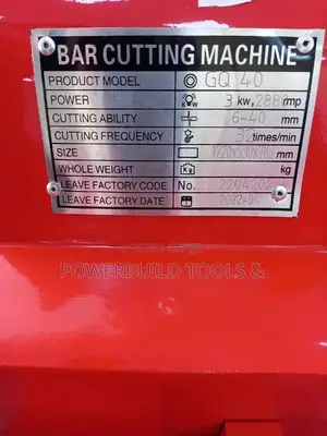 Hisaki Bar Cutter Machine (Gq-40)