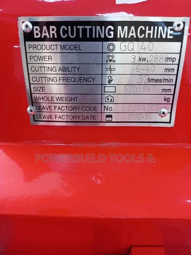 Hisaki Bar Cutter Machine (Gq-40) - thumbnail 5
