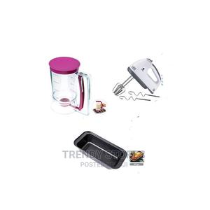 Nunix Electric Hand Mixer+ Batter Dispenser +Baking Tin - thumbnail 2