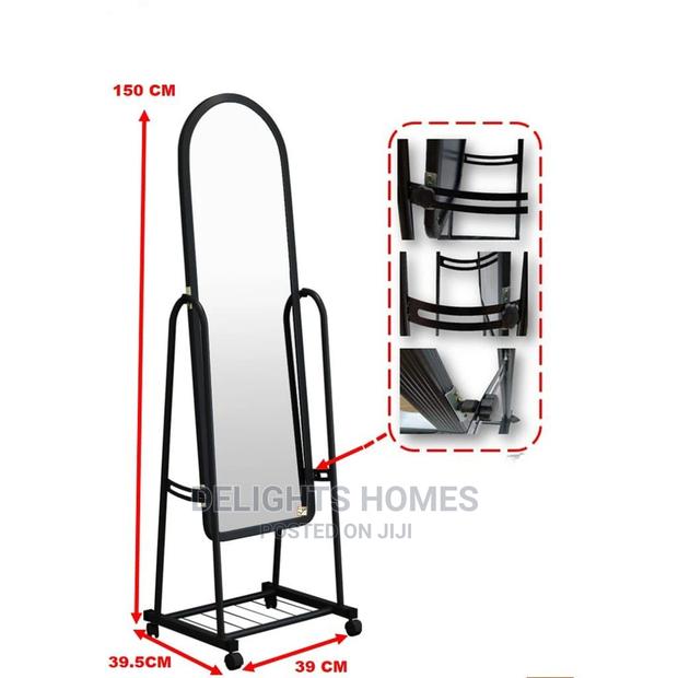 Dressing Mirror With Wheels - thumbnail 2
