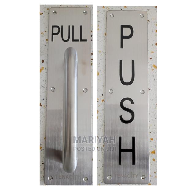 Pull and Push Door Plate - main view