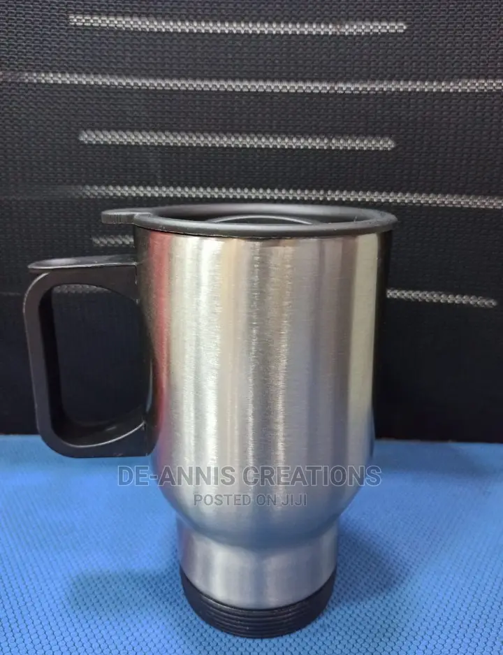 Silver Travel Thermal Cup