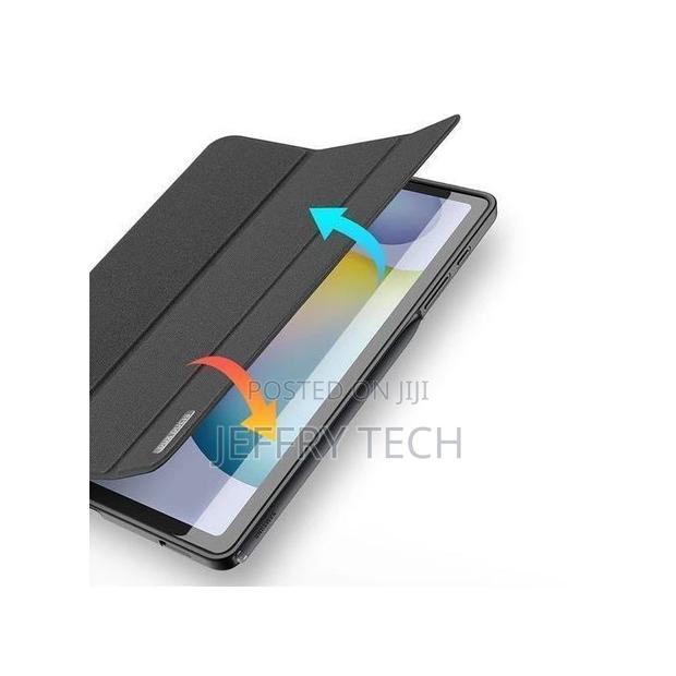 Samsung Galaxy Tab S6 Lite Leather Case - Black - thumbnail 2