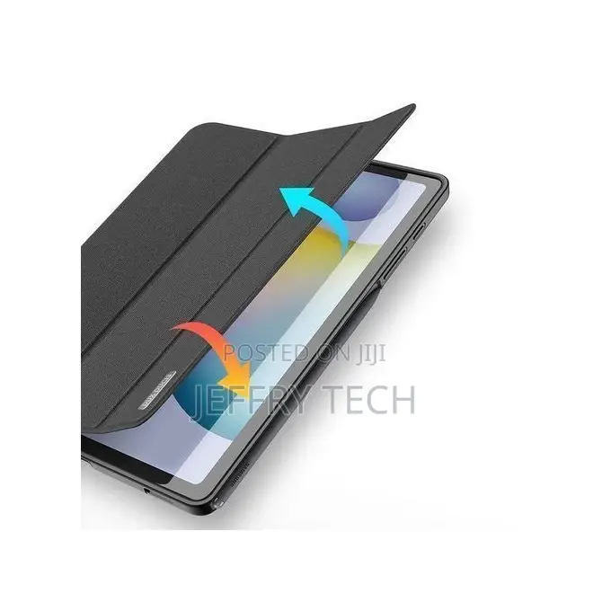 Samsung Galaxy Tab S6 Lite Leather Case - Black