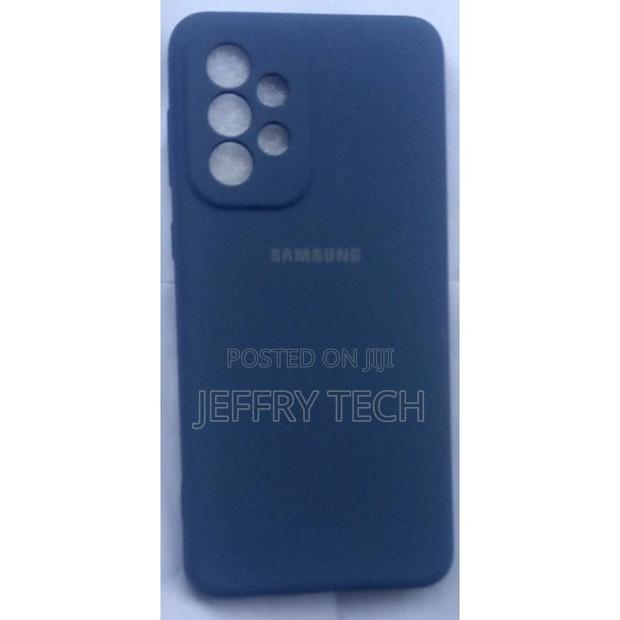 Samsung Galaxy A33 5G Silicone Back Case Blue - main view