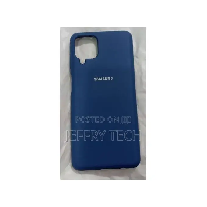 Samsung Galaxy A12 Silicone Back Case Blue