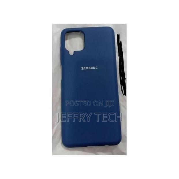 Samsung Galaxy A12 Silicone Back Case Blue - thumbnail 3