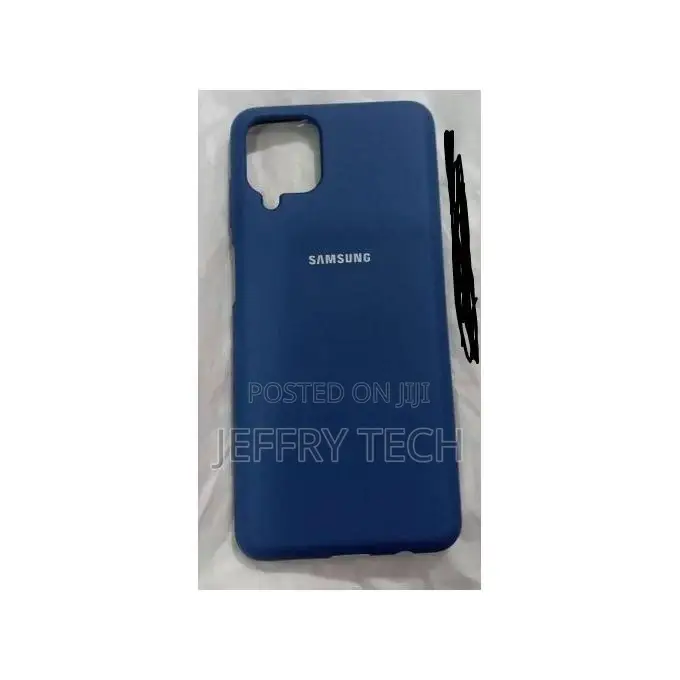 Samsung Galaxy A12 Silicone Back Case Blue