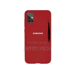 Samsung Galaxy A51 Silicone Back Case - Red