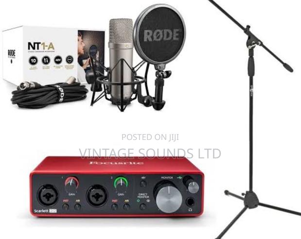 Rode Nt1-a Studio Condenser Microphone Set , Focusrite 2I2 - main view