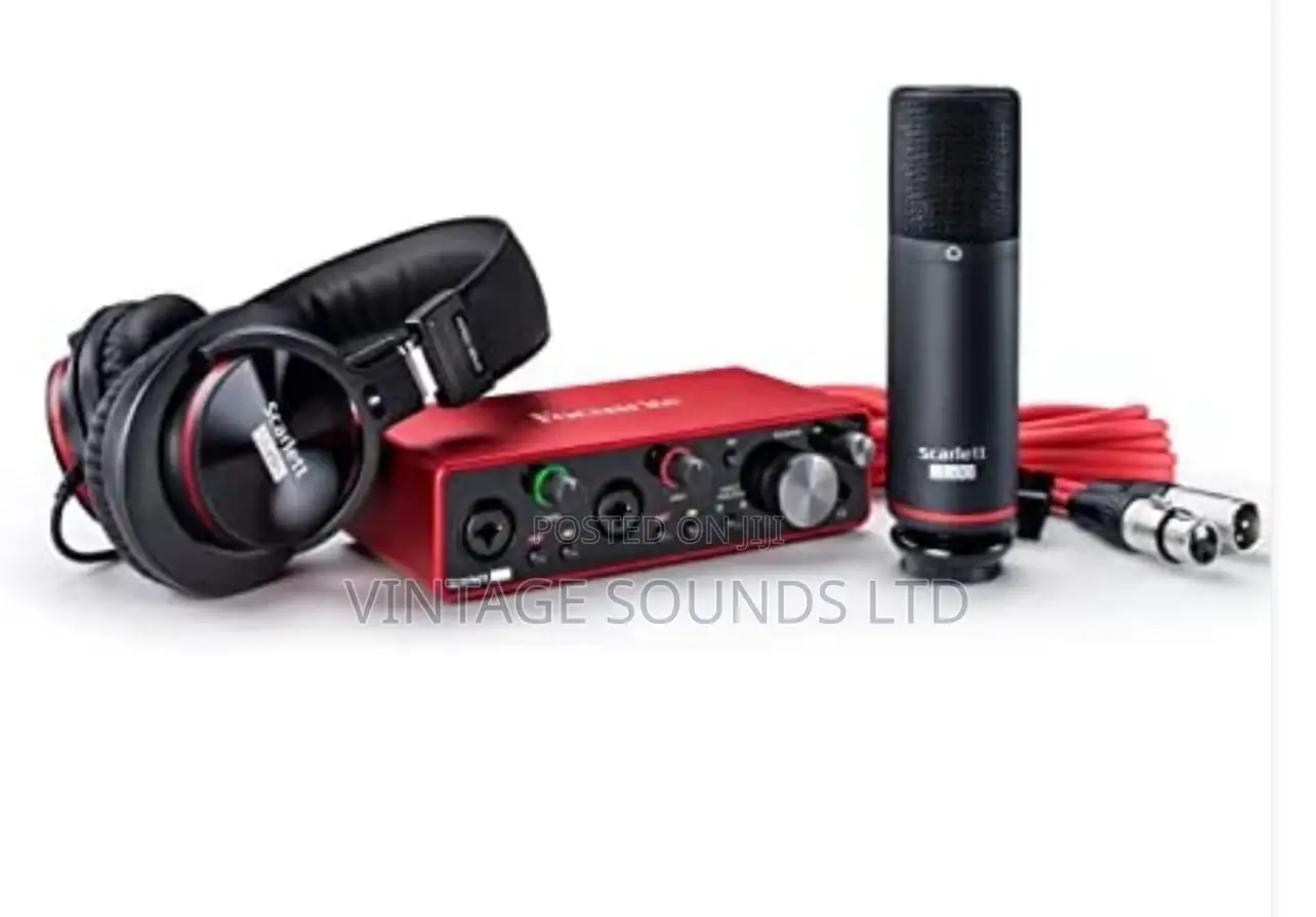 Focusrite Scarlet 2I2 ,Audio Interface Recording Set