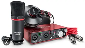 Focusrite Scarlet 2I2 ,Audio Interface Recording Set