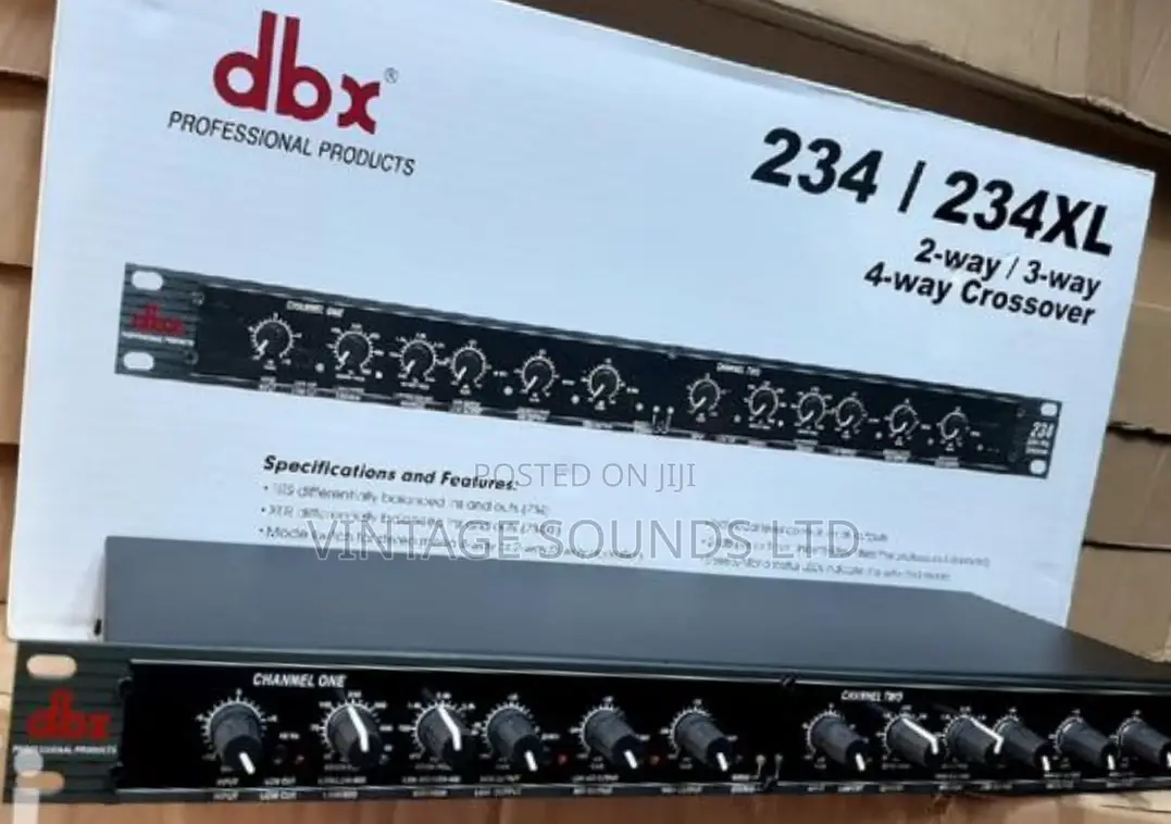 Dbx 234xs Stereo 2-Way, Mono 4-Way Crossover With XLR