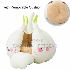 Garlic Tent Pet Bed With Cushion for Cats Small Dogs