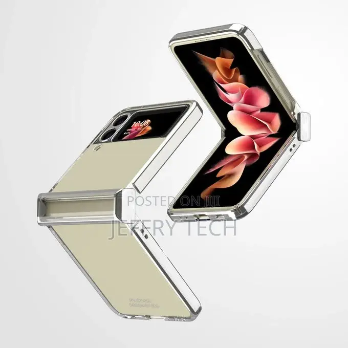 Galaxy Z Flip3 5G Case, Plating Bumper Transparent Hinge-Pro