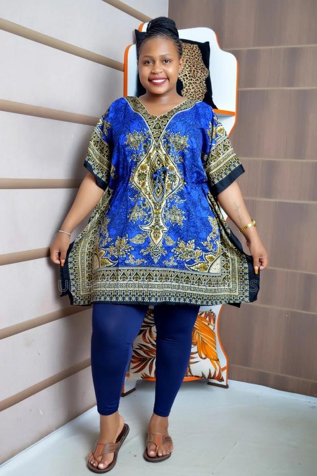Ladies Two Piece Free Size Dashiki Set - thumbnail 12