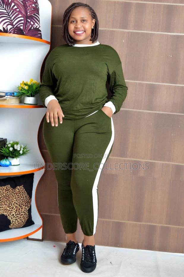 Ladies Plus Size Cotton Two Piece - thumbnail 5