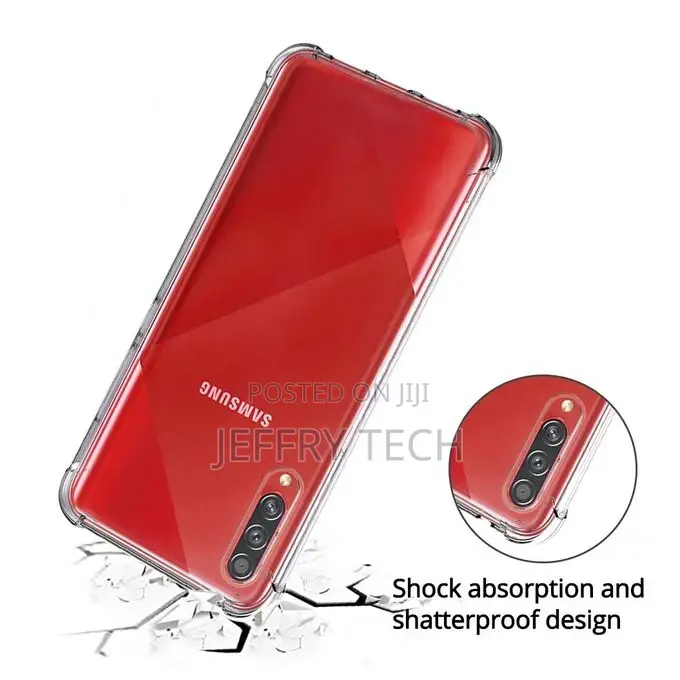 Anti-Shock Transparent Cover for Samsung A70S