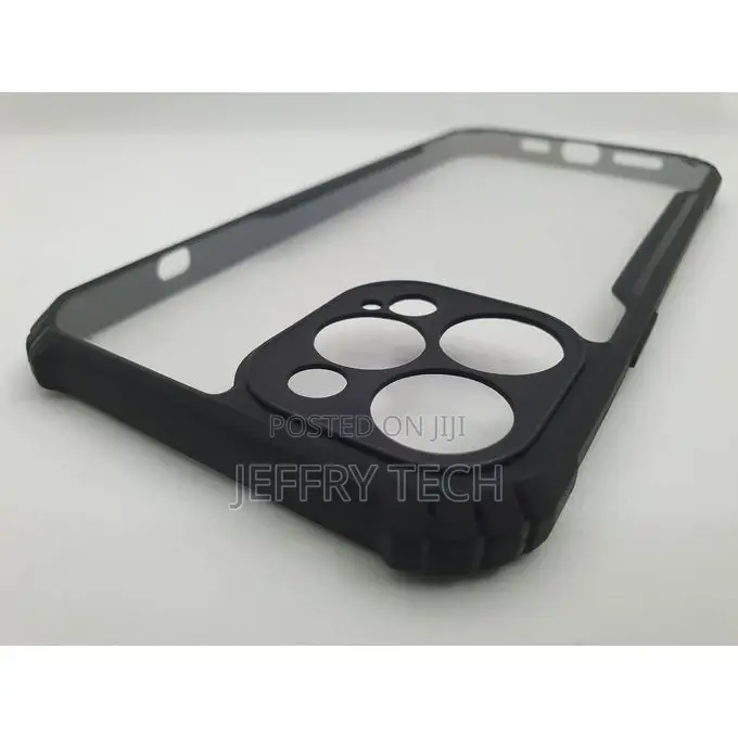Apple iPhone 12 Pro Max Cover With Soft Silicone Edges and T