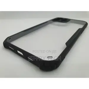 Apple iPhone 12 Pro Max Cover With Soft Silicone Edges and T