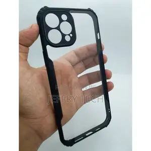 Apple iPhone 12 Pro Max Cover With Soft Silicone Edges and T