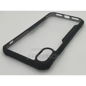 Apple iPhone X/Xs Cover With Soft Silicone Edges and Transpa