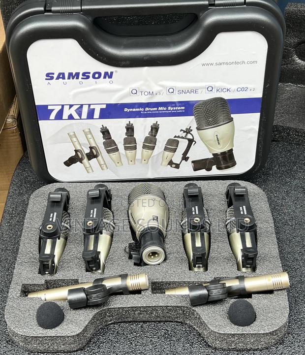 Samson 7kit 7-Piece Drum Microphone Set - thumbnail 3
