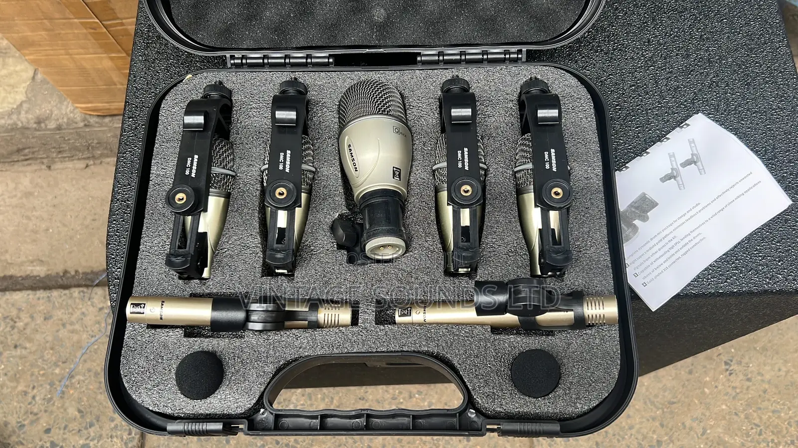Samson's 7kit 7-Piece Drum Mic Set