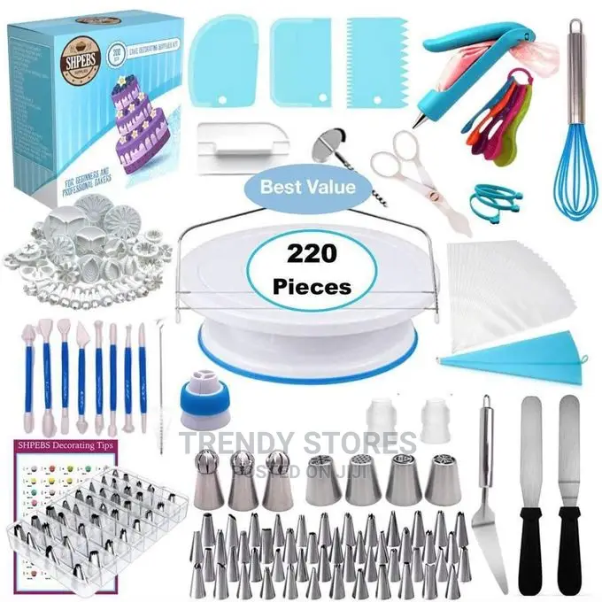 Bakers Special - 220PCS Cake Decorating
