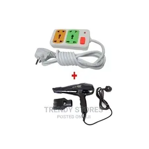 Ceriotti Super GEK 3000 Hairdryer + FREE 4-way Socket Extens