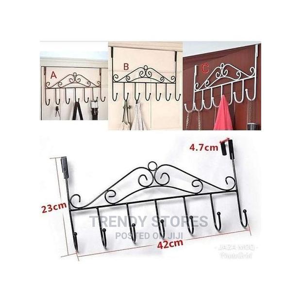 Over the Door Hanging Rack - Black